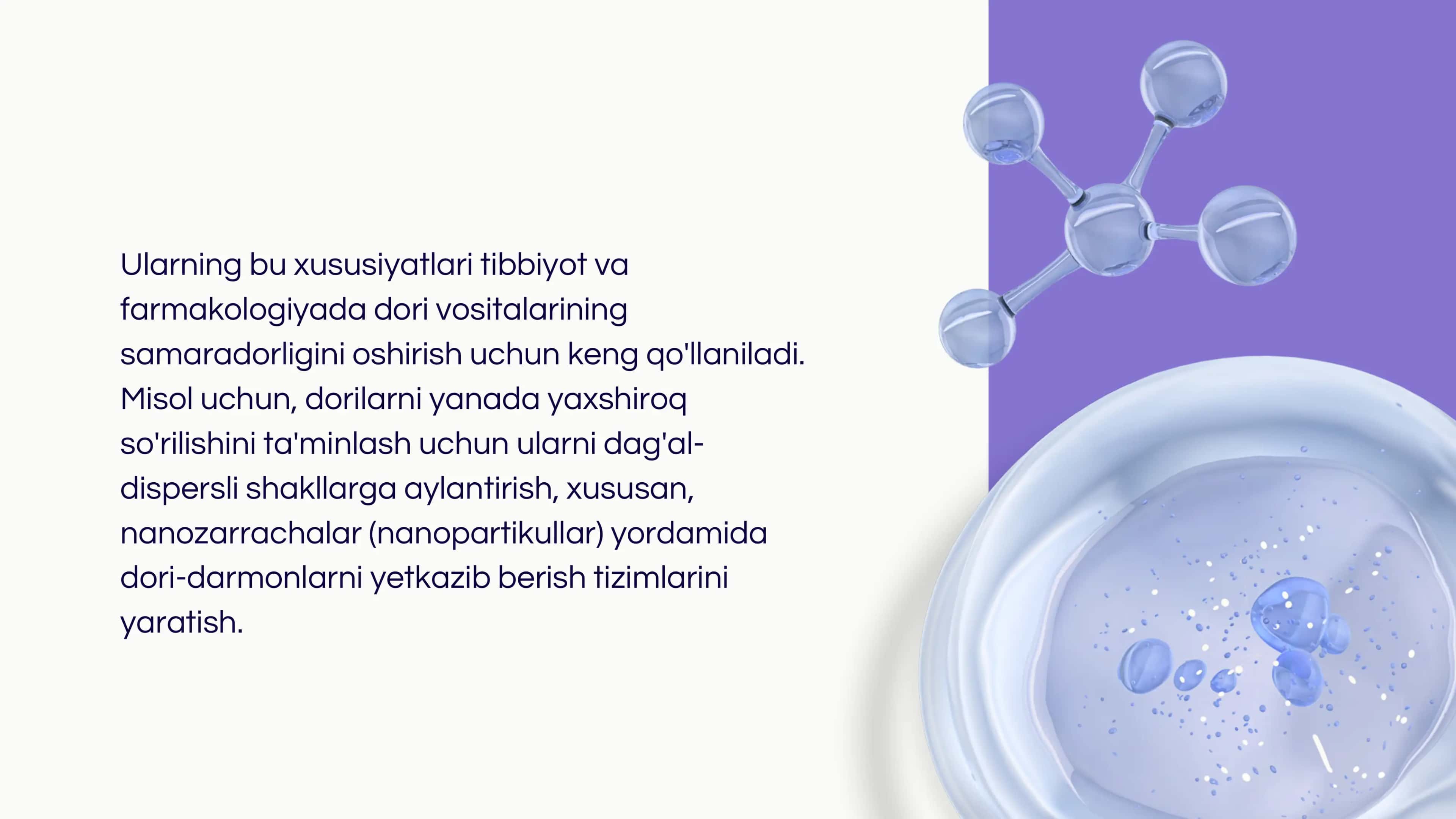 Dagal disper sistema va farmakalogiyada ishlatilishi  haqida refarat 3