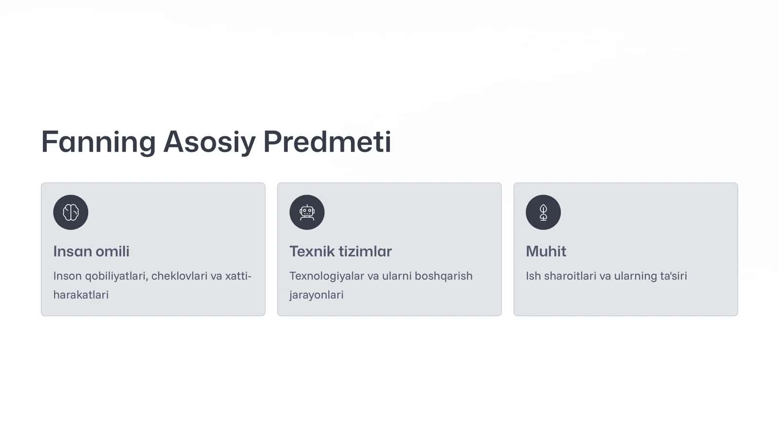 Muhandislik Psixologiyasining Predmeti, Maqsadi va Vazifalari 3