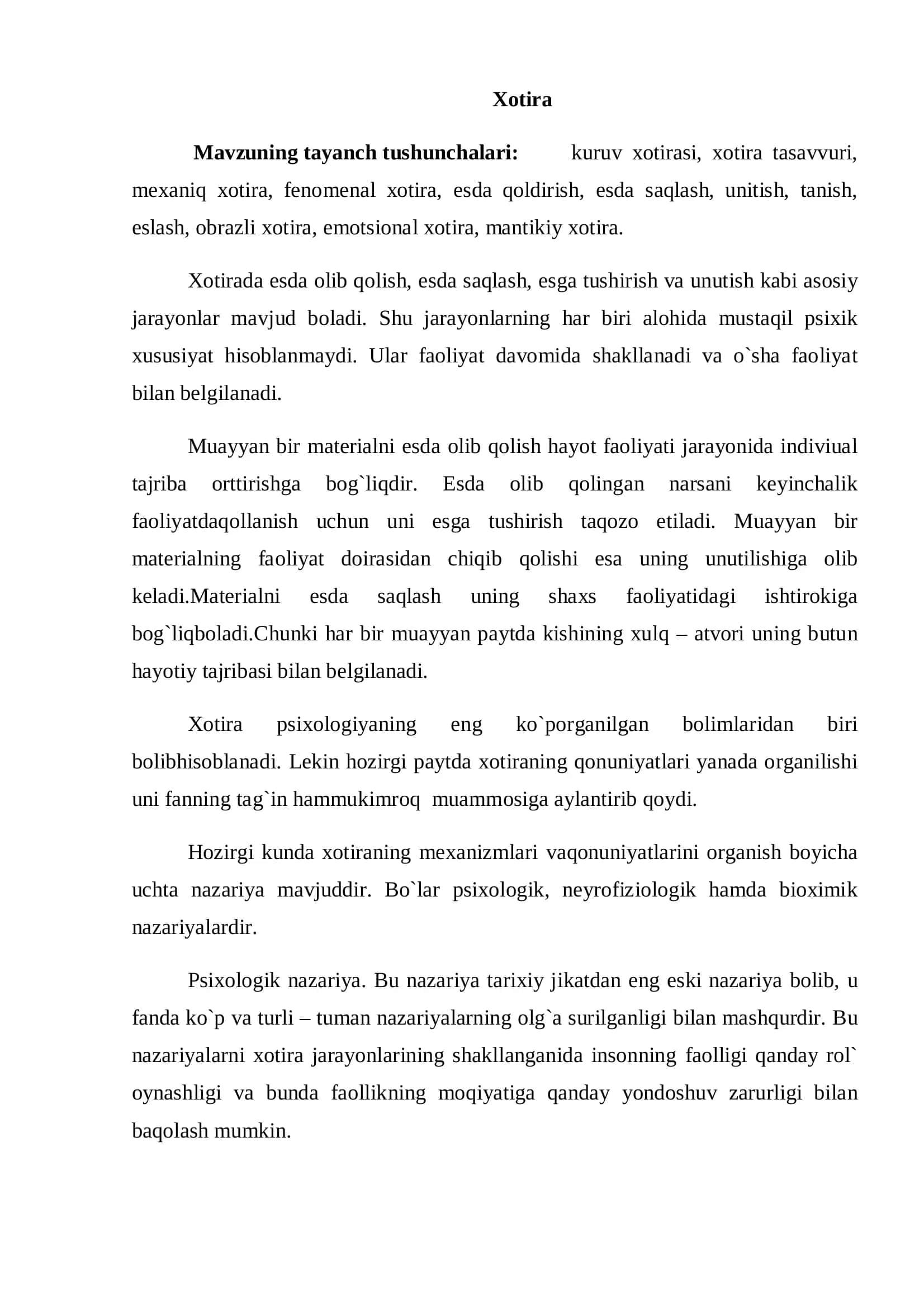 Xotira 3