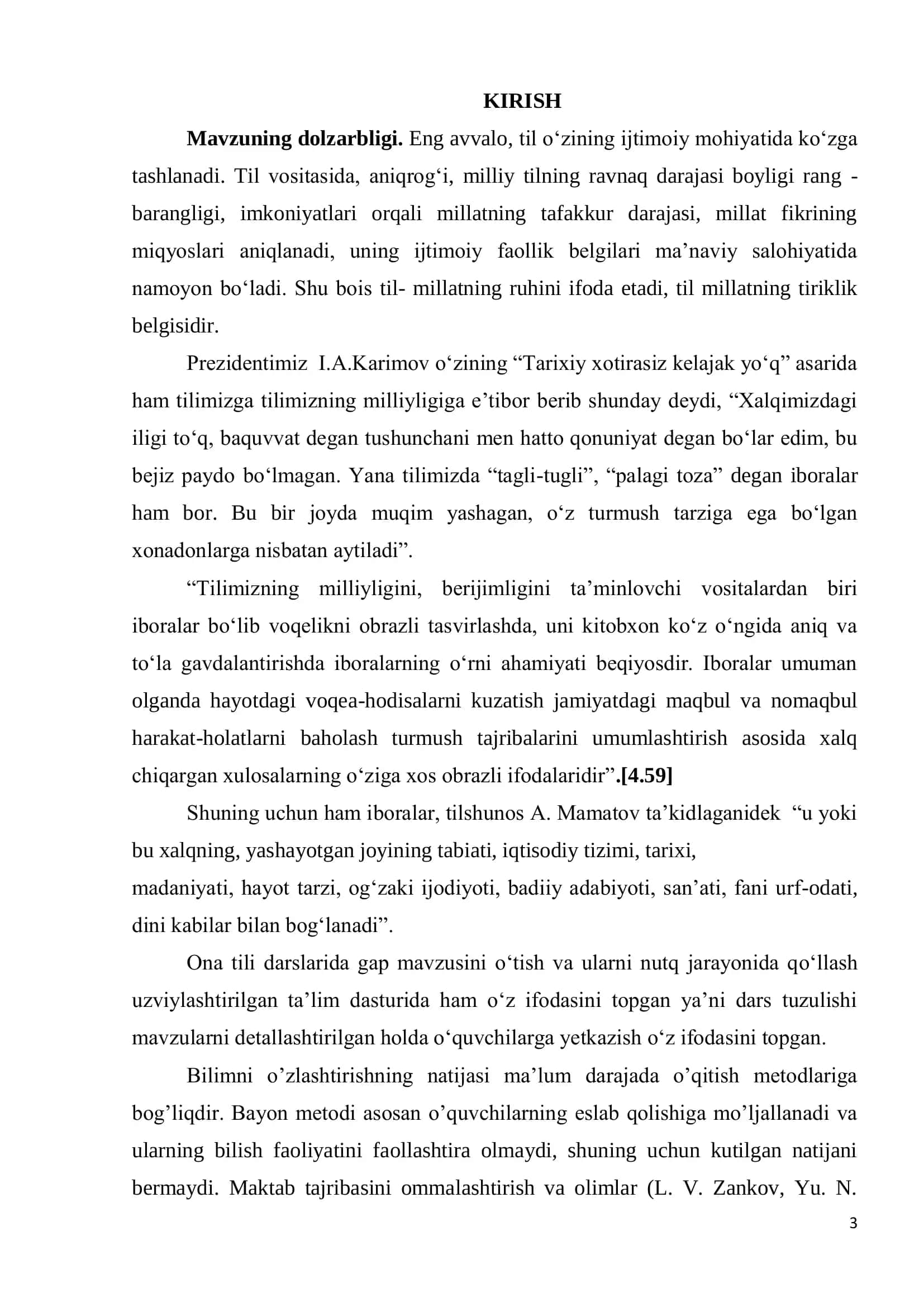 Boshlang`ich sinflarda so`z birikmasi va gap ustida ishlash metodikasi 3