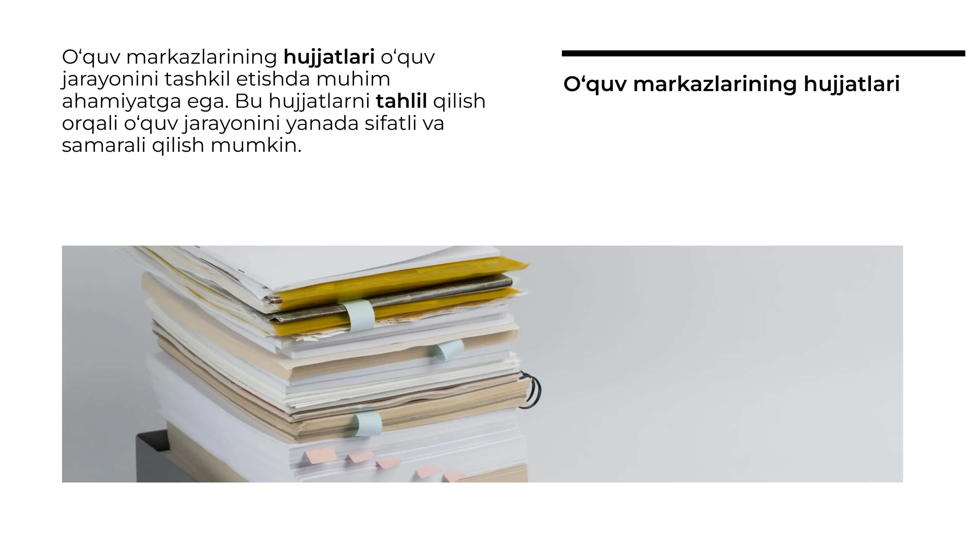 Hujjatlar tahlili 3