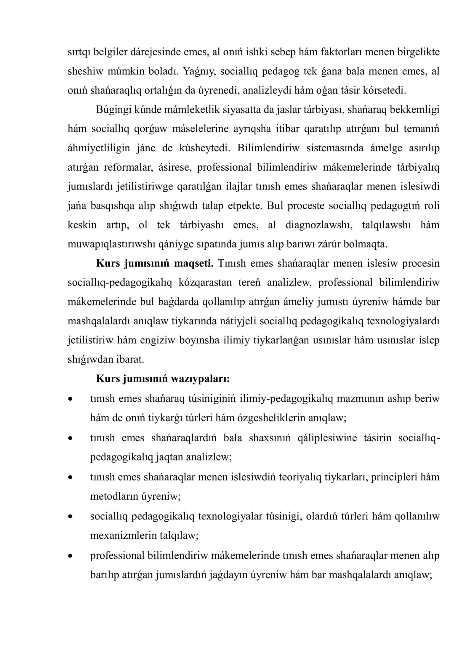 Tınısh emes shańaraqlar menen islesiwdiń teoriyalıq hám sociallıq-pedagogikalıq tiykarları 3