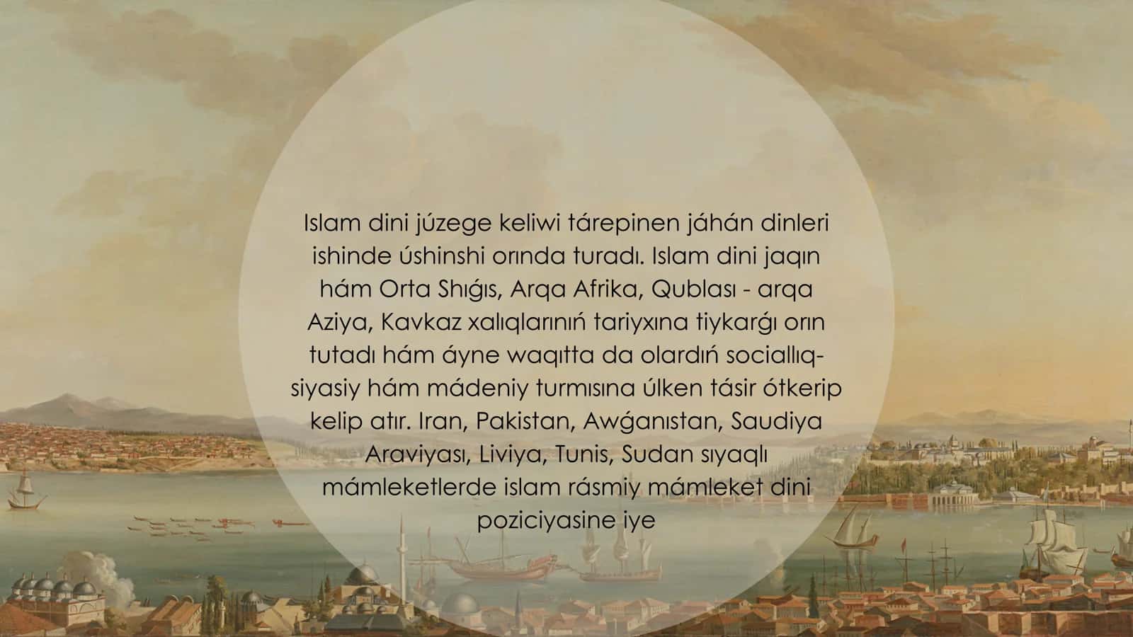 Islam dininin payda boliwindag’i socialliq-siyasiy ham ma‘deniy shariyatlar 3