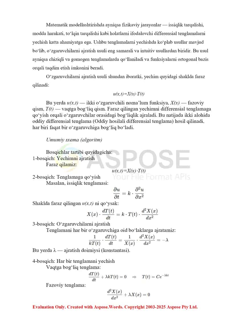 Giperbolik tipdagi tenglamalar 3