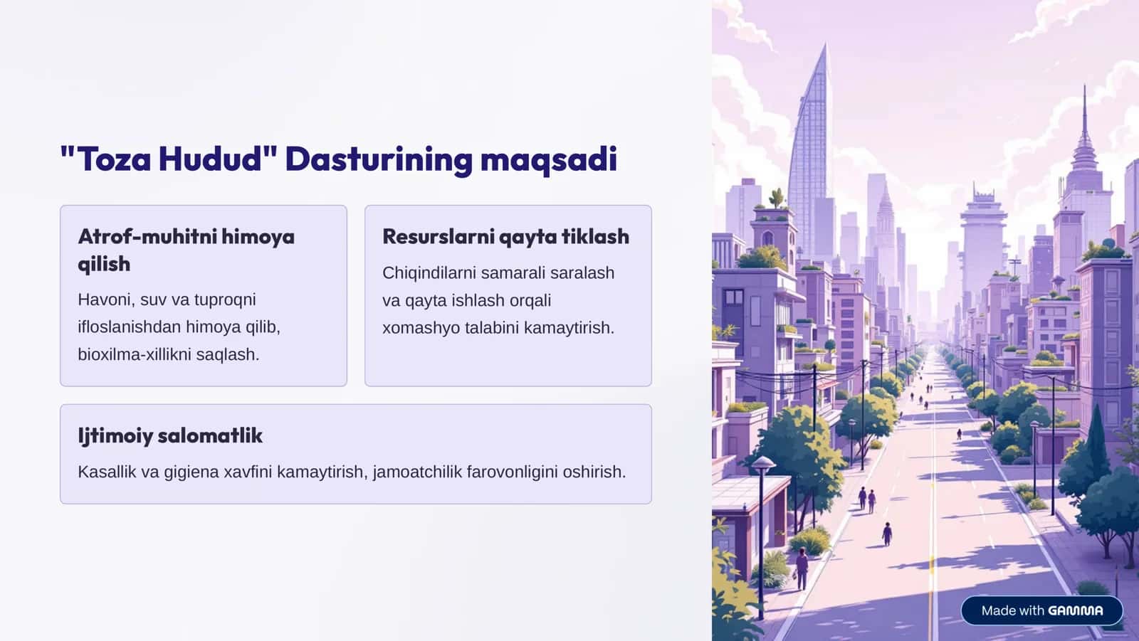 "Toza Hudud" Dasturi 3