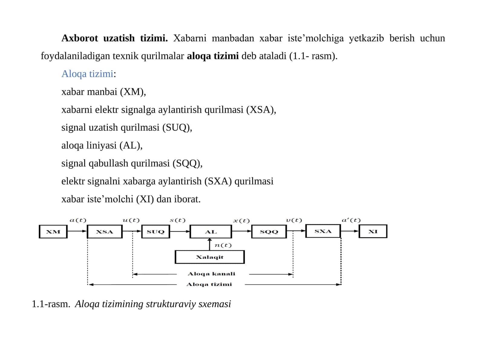 AXBOROT, XABAR VA SIGNALLAR HAQIDA UMUMIY TUSHUNCHALAR 3