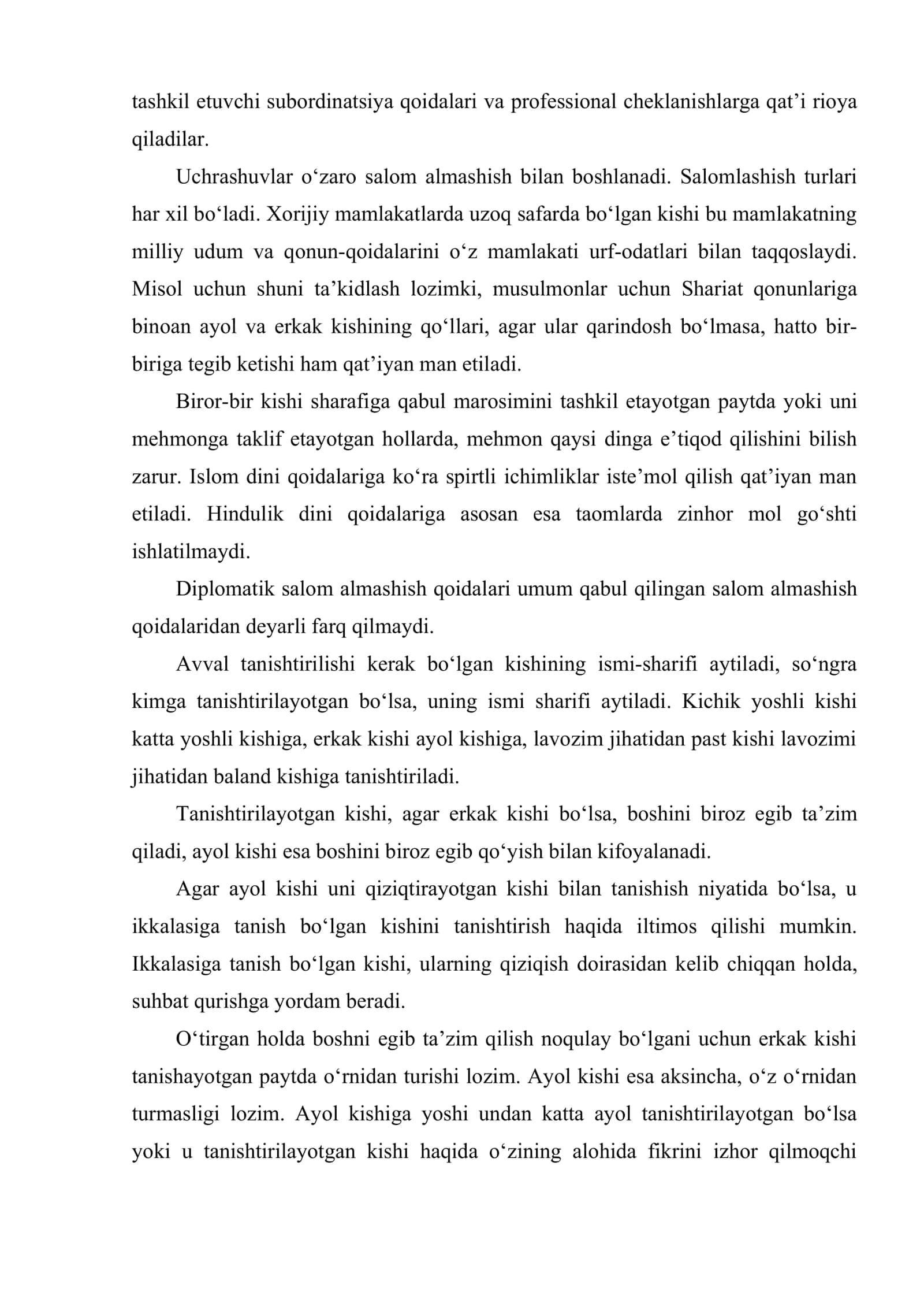 Diplomatik etiket. Diplomatik etiketda kiyinish madaniyati va qoidalari 3