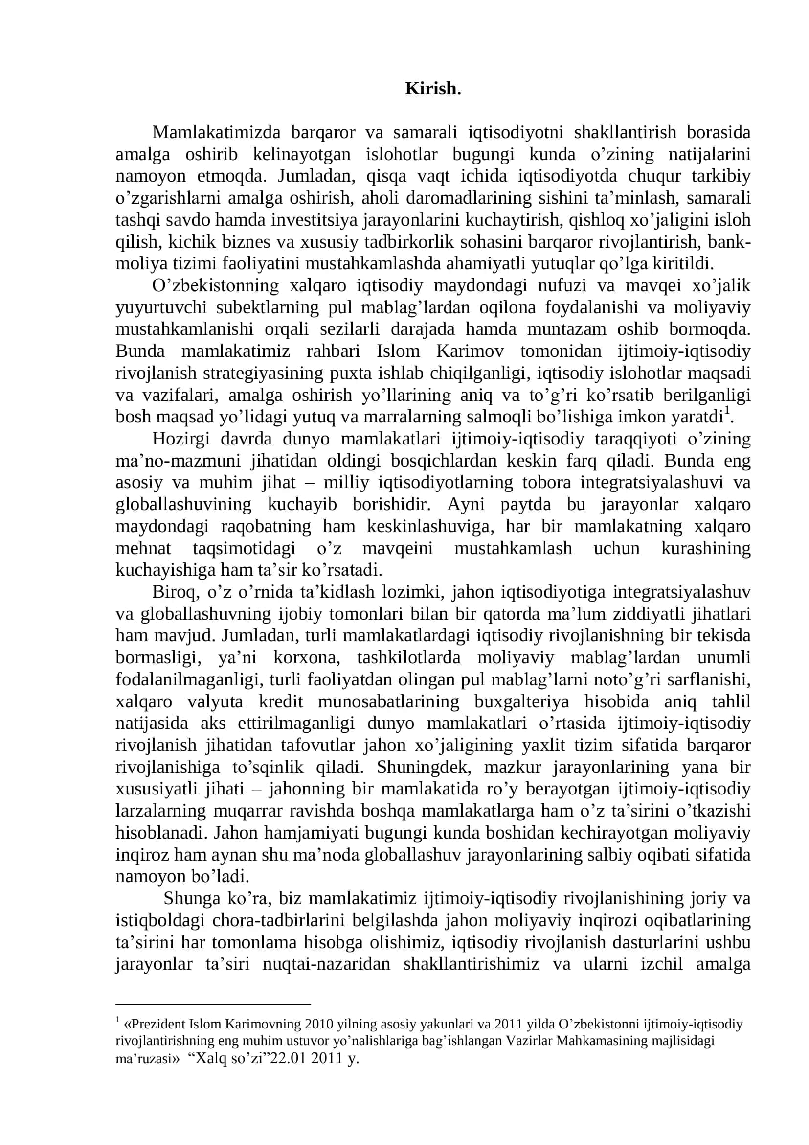 «AUDITORLIK HISOBOTI VA UNING TARKIBI» 3