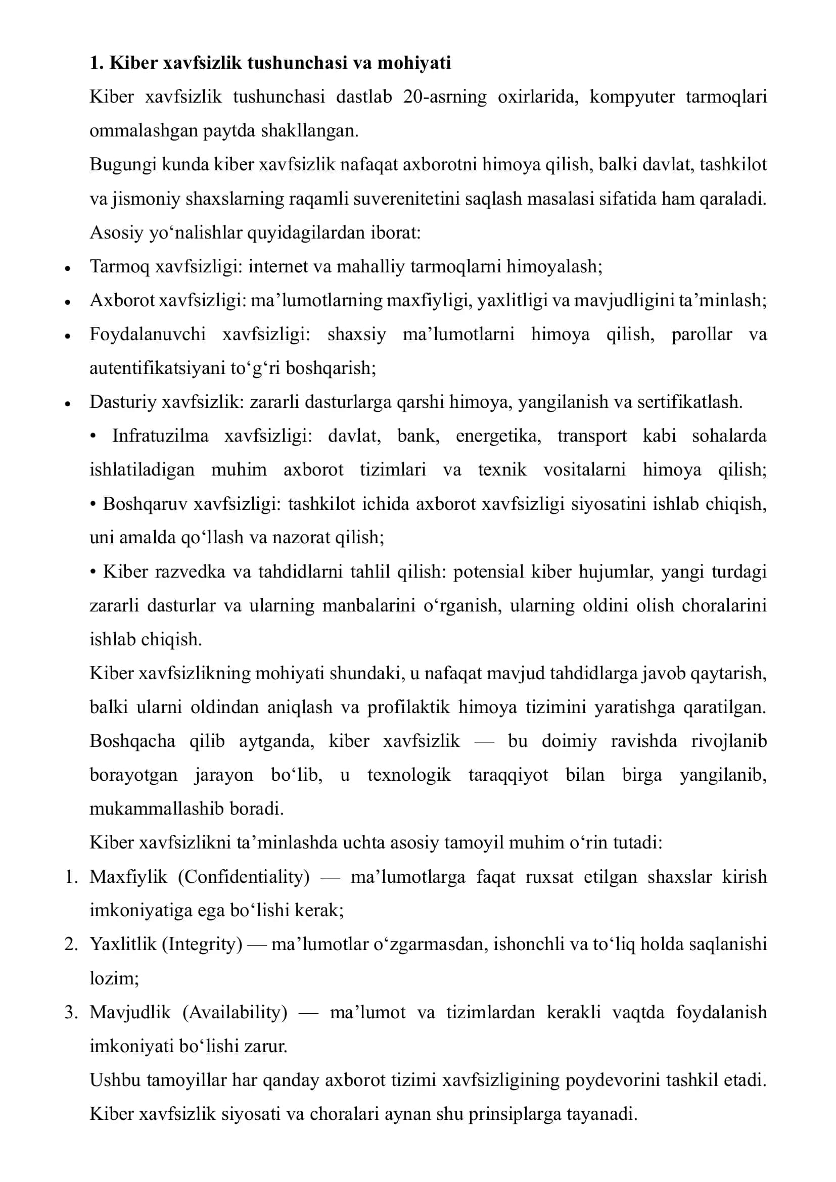 KIBER XAVFSIZLIK MAQOLA 3