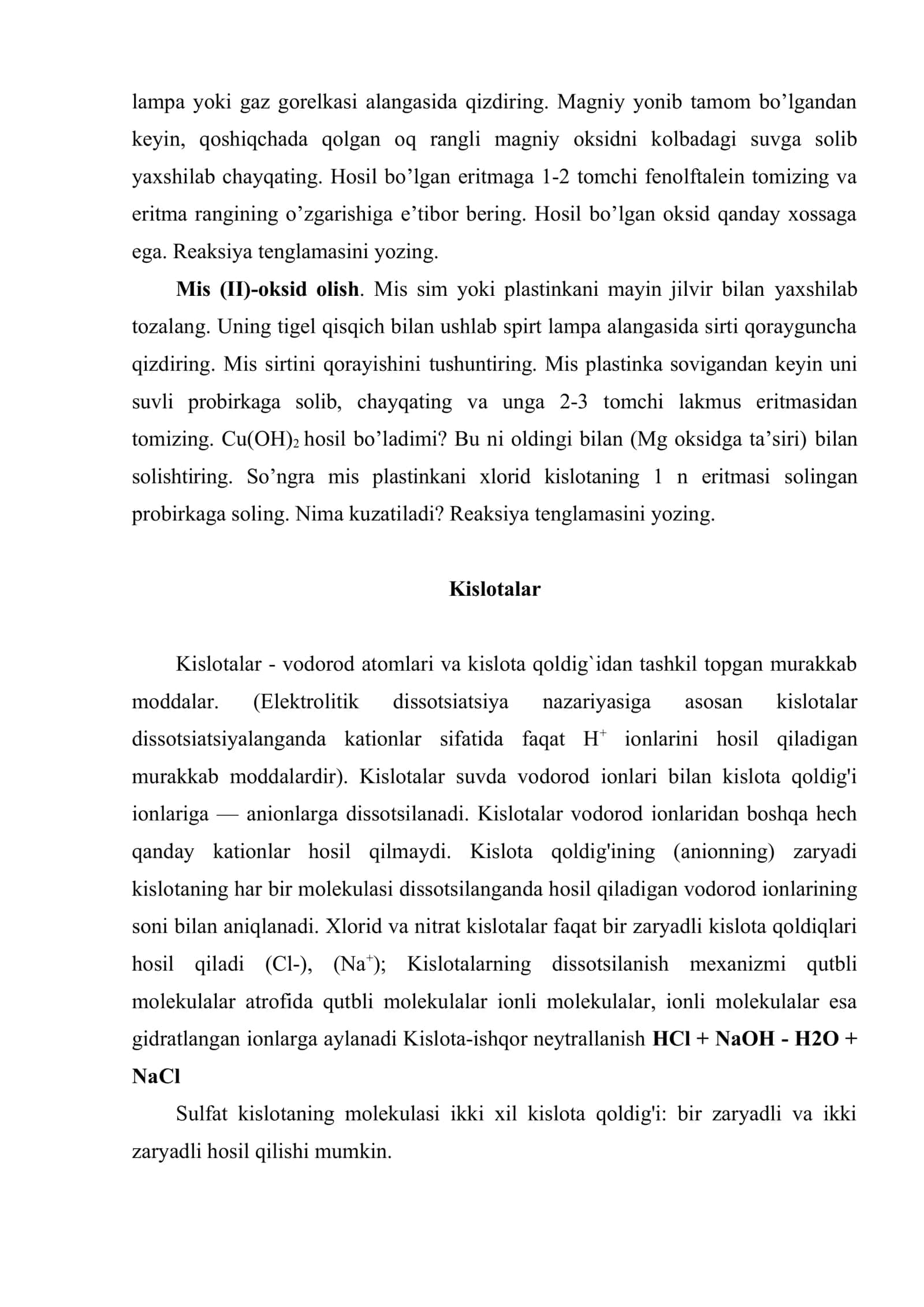 Anorganik birikmalarning asosiy sinflari 3