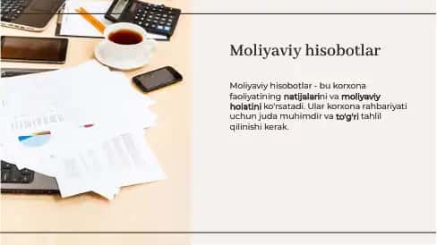 Moliyaviy hisobotlar 3