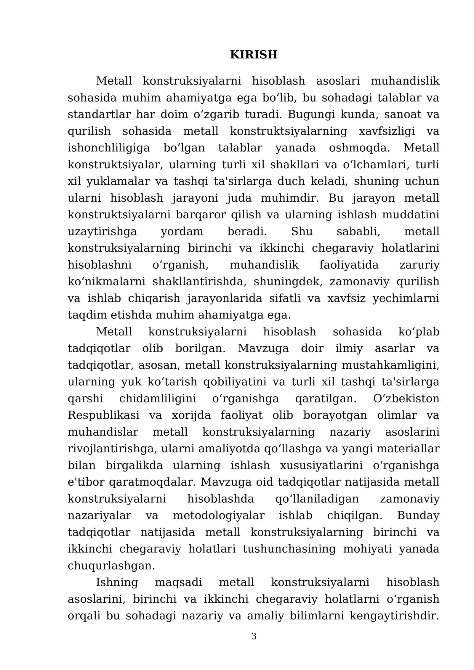 Metall kanstruksiyalarni xisoblash asoslari birinchi va ikkinchi chegaraviy xolatlari 3