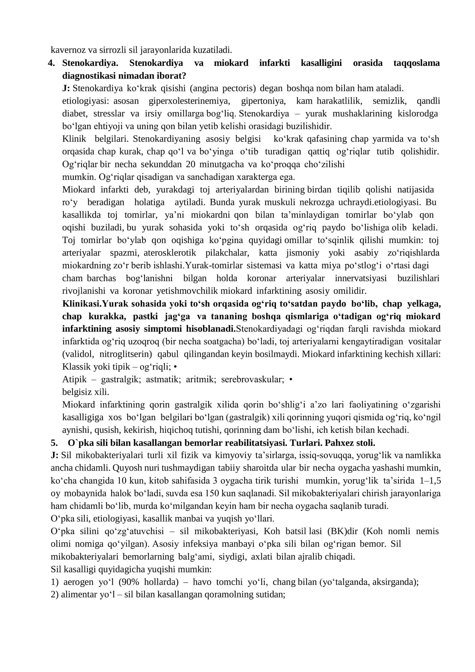🚑🔥 O‘RTA TIBBIYOT XODIMLARI UCHUN ⭐ OLIY MALAKA TOIFASI SAVOL-JAVOBLARI (2023) 📘 177+ BET | VILOYAT RUHIY-ASAB KASALLIKLAR SHIFOXONASI ASOSIDA 3