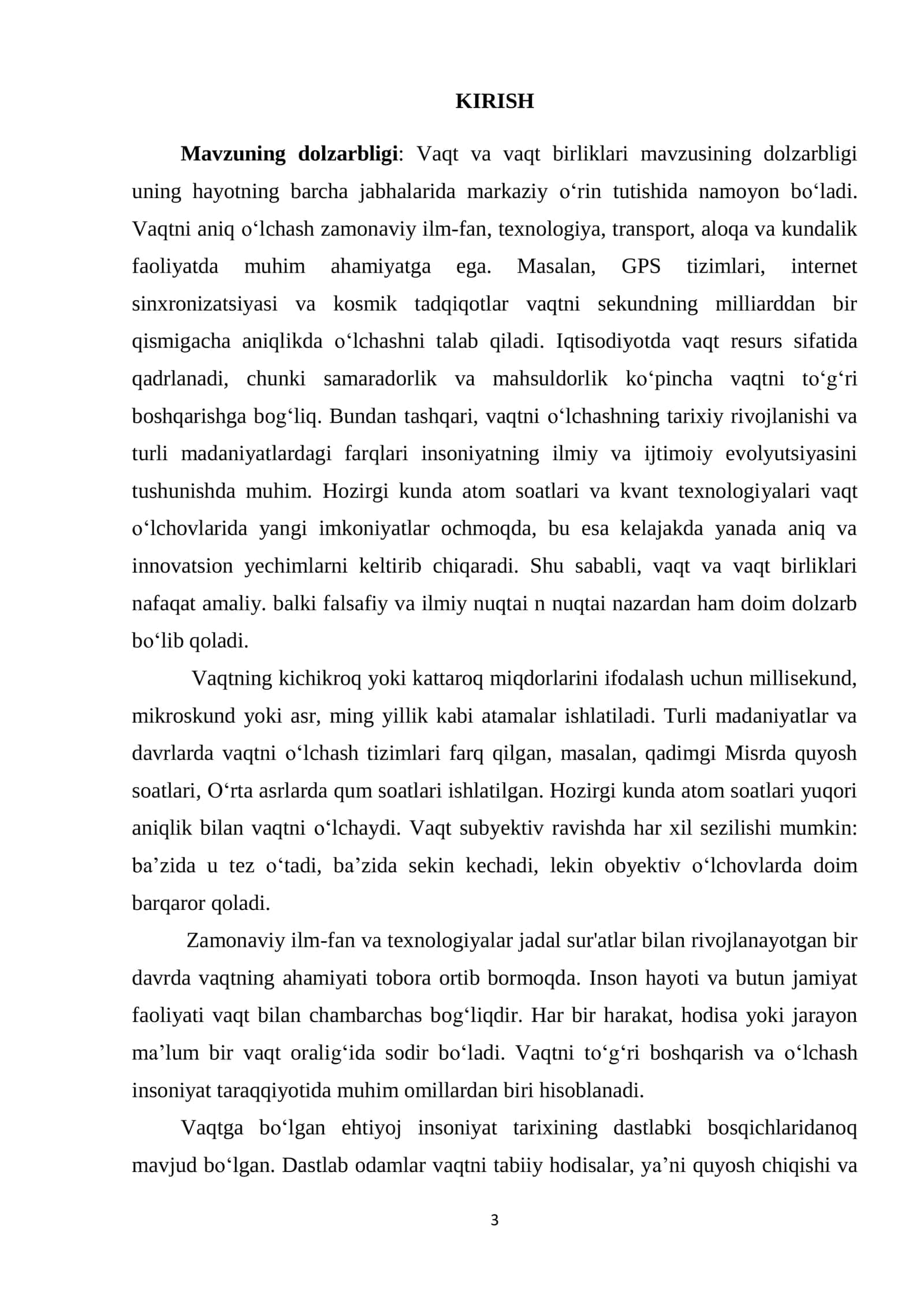 Vaqt va vaqt birliklari 3