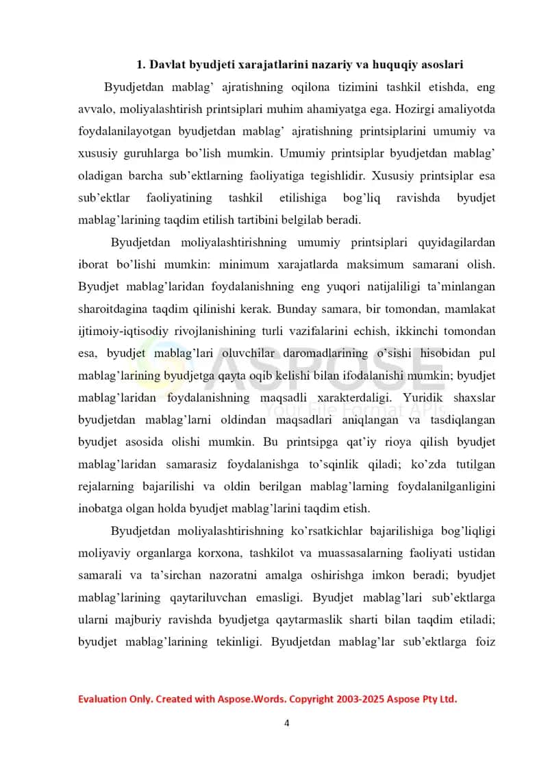 Zamonaviy sharoitda davlat byudjeti xarajatlari tizimi 4