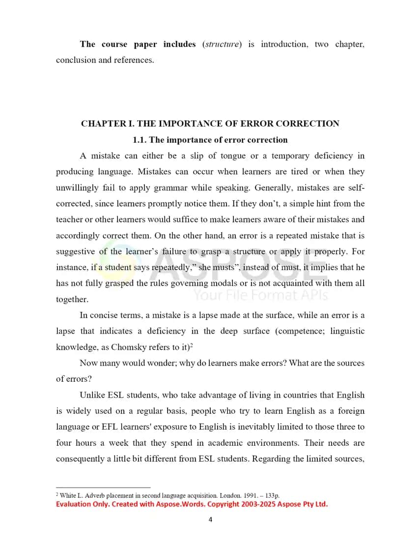Error correction in english language teaching 4