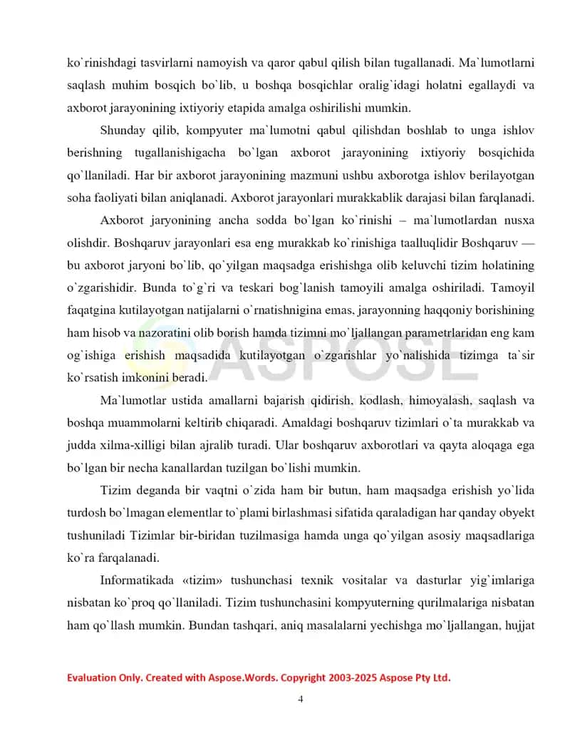 Axborot xavfsizligida xavfsizlikni ta’minlashda O’zbekiston tajribasi 4