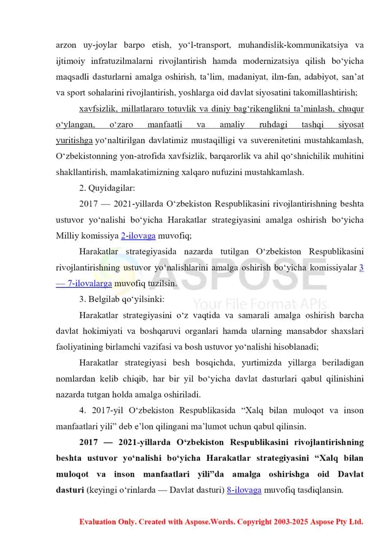 Oʻzbekistonni rivojlantirish boʻyicha taraqqiyot strategiyasi 4