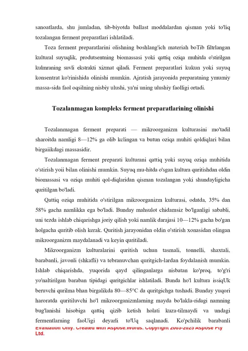 O'simliklar fermentlari 4