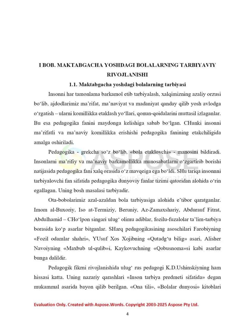 Maktabgacha yoshdagi bolalarning rivojlanishi va ijtimoiy moslashishi 4