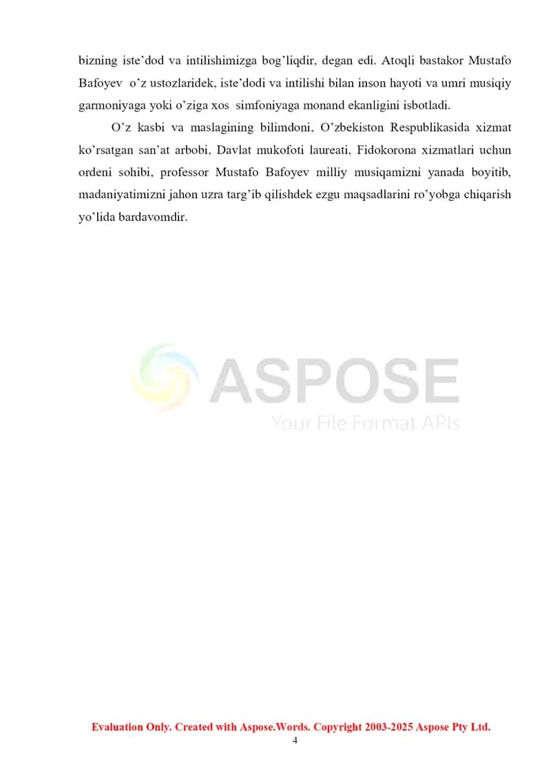 Mustafo Bafoyev opera ijodi 4