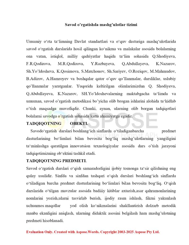 Savod o'rgatish davrida yozuv darslarida nutq o'stirish usullari 4