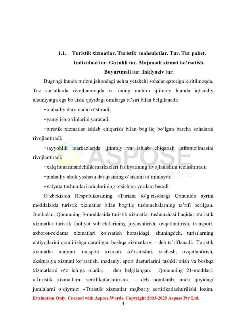 Xizmatlar sohasining iqtisodiy ko‘rsatkichlari 4