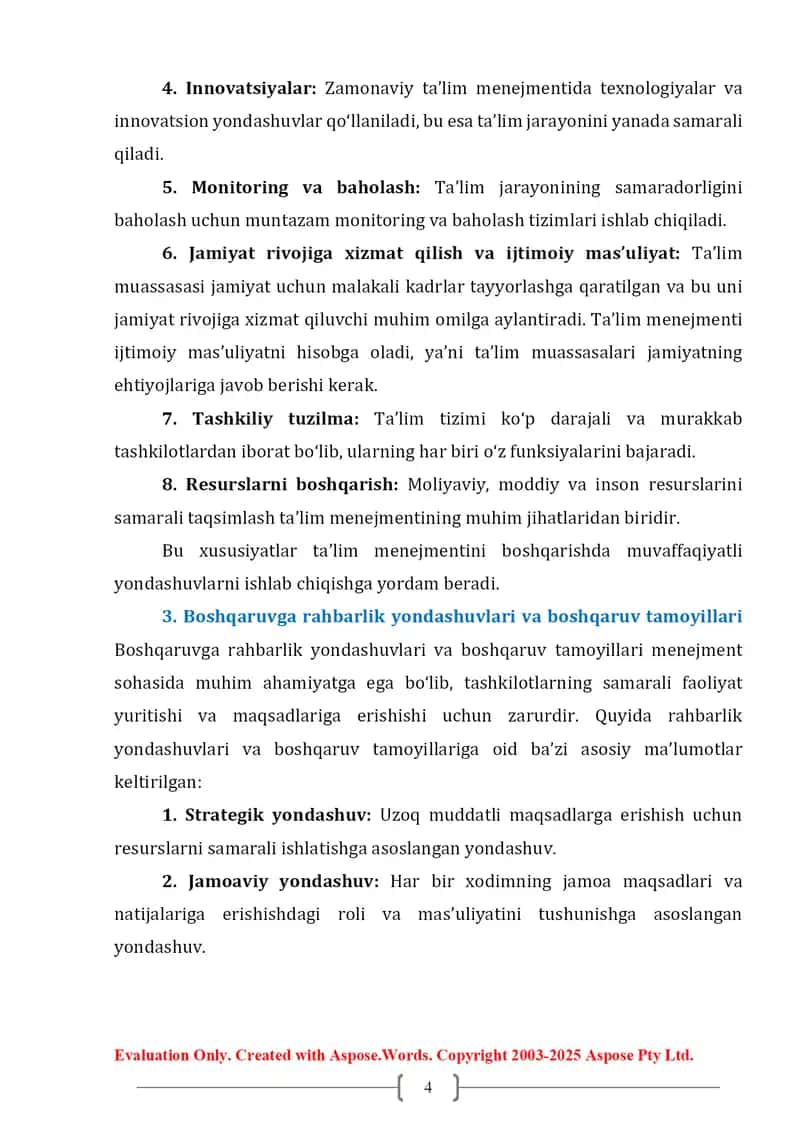 Ta’lim muassasasini boshqarishning ilmiy asoslari 4