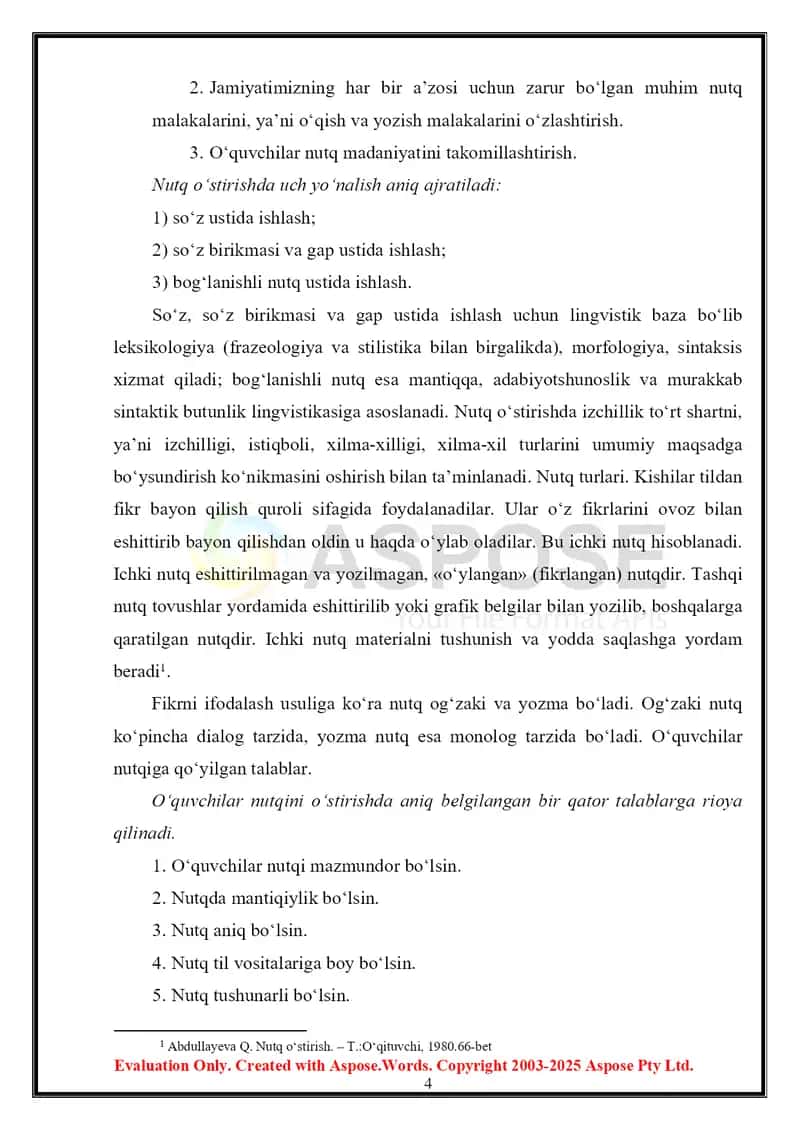 Boshlangʻich sinf oʻquvchilarini oʻqish va yozishga oʻrgatishda matn muhim vosita 4