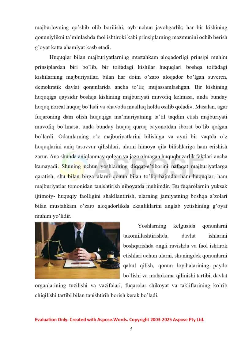 Huquqiy tarbiya tizimini insonparvarlik yoʻnalishida takomillashtirish 4