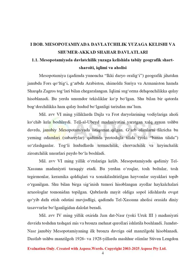 Sargon I davrida Akkad podsholigi 4