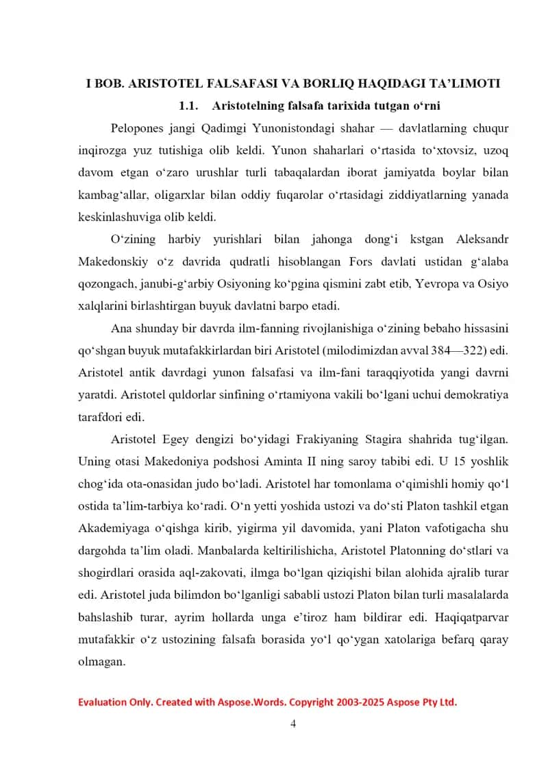 Aristotel ritorikasida argumentlash masalalari 4
