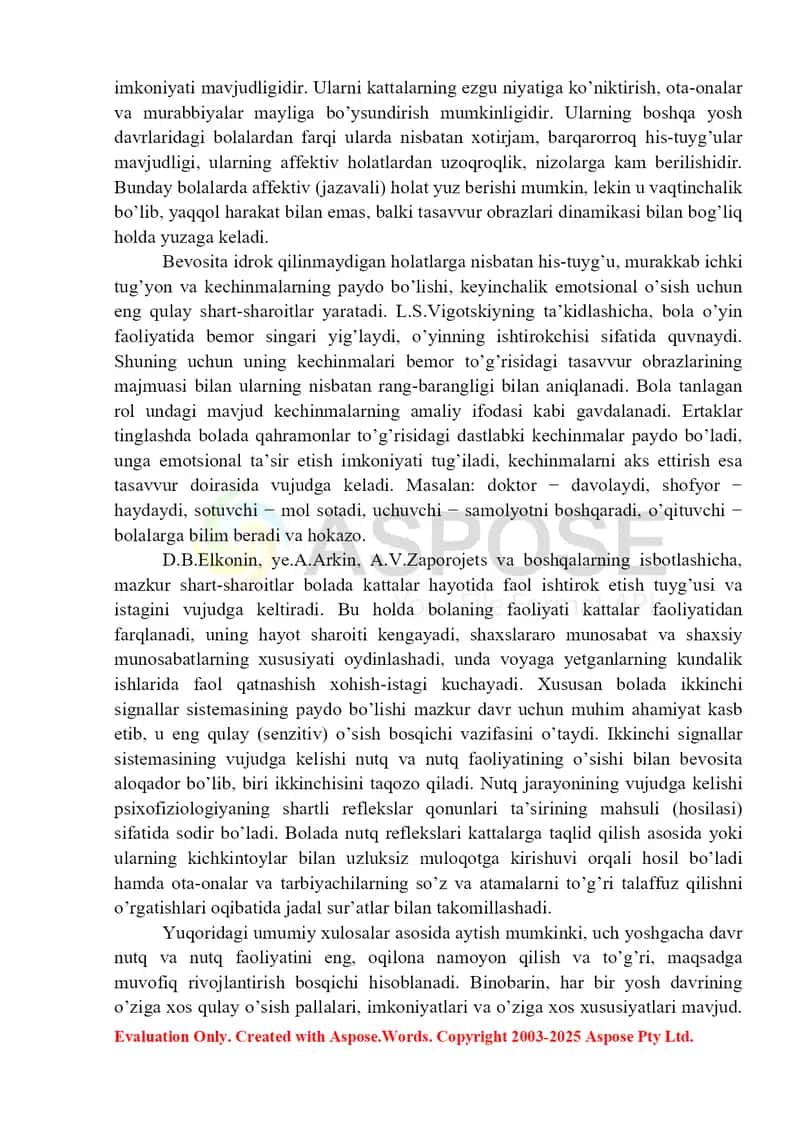 Maktabgacha yosh davrida psixik rivojlanish xususiyatlari 4