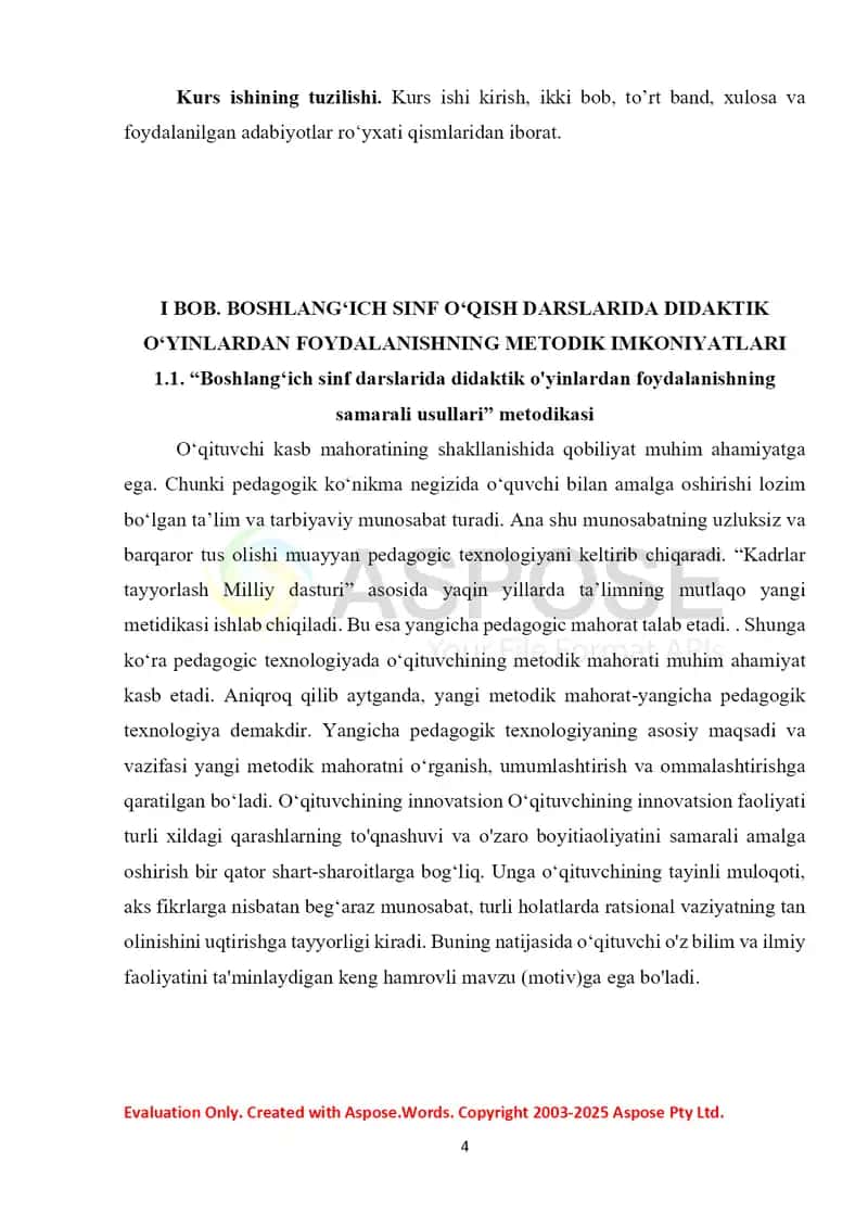 O’qish darslarida rolli o’yinlarni o’tkazish, qo’g’irchoq teatrini tashkil etish orqali ertaklarini o’rganish metodikasi 4
