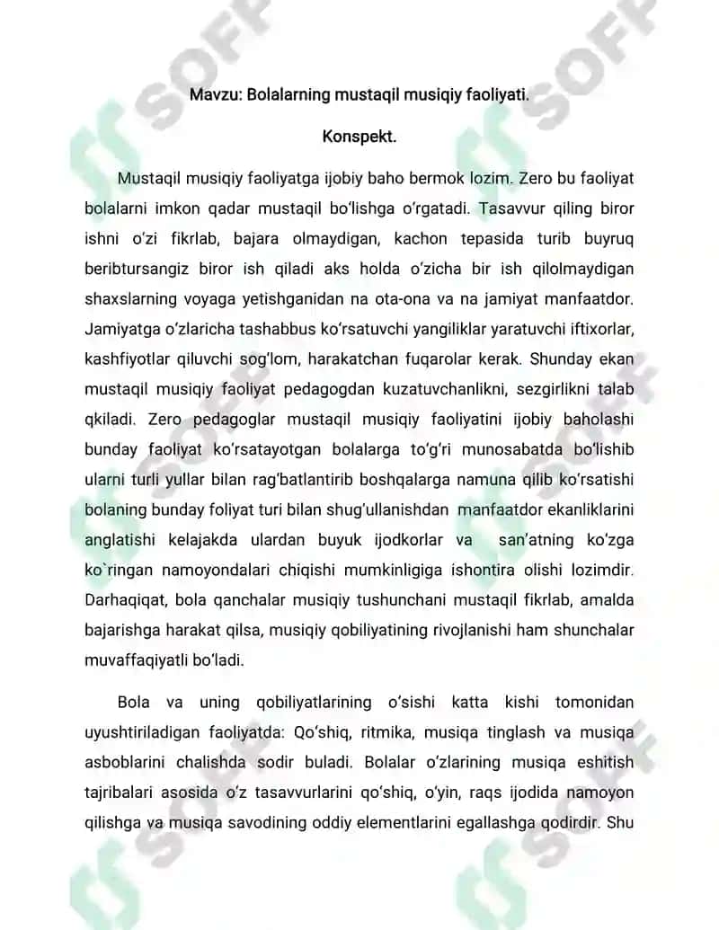 Maktabgacha taʼlim tashkilotlarida musiqiy tarbiyaning maqsad va vazifalari 4