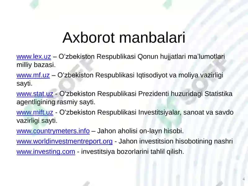 Statistika fanidan amaliy mashg'ulotlar 4