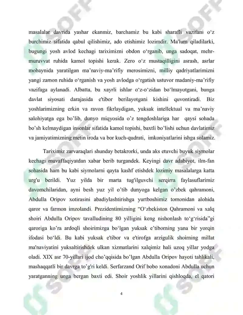 Abdulla Oripov Ijodining Jahon She'riyati Kontekstidagi Tadqiqi 4