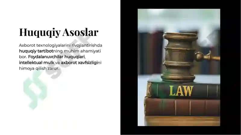 Axborot Texnologiyalarini Rivojlantirishning Iqtisodiy-huquqiy Asoslari 4