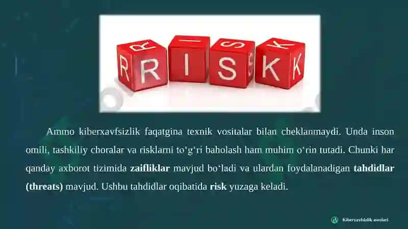 Kiberxavfsizlik asoslari 4