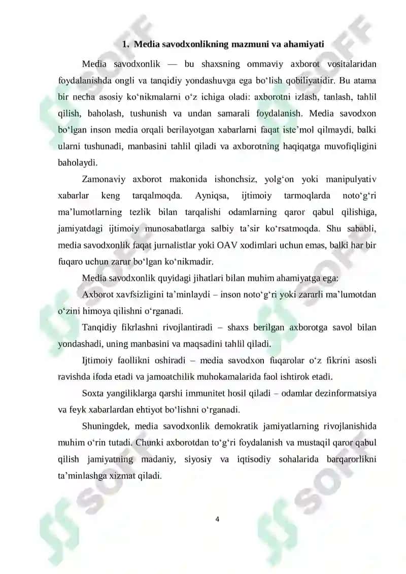 Media savodxonlikni rivojlantirish yo'llari 4
