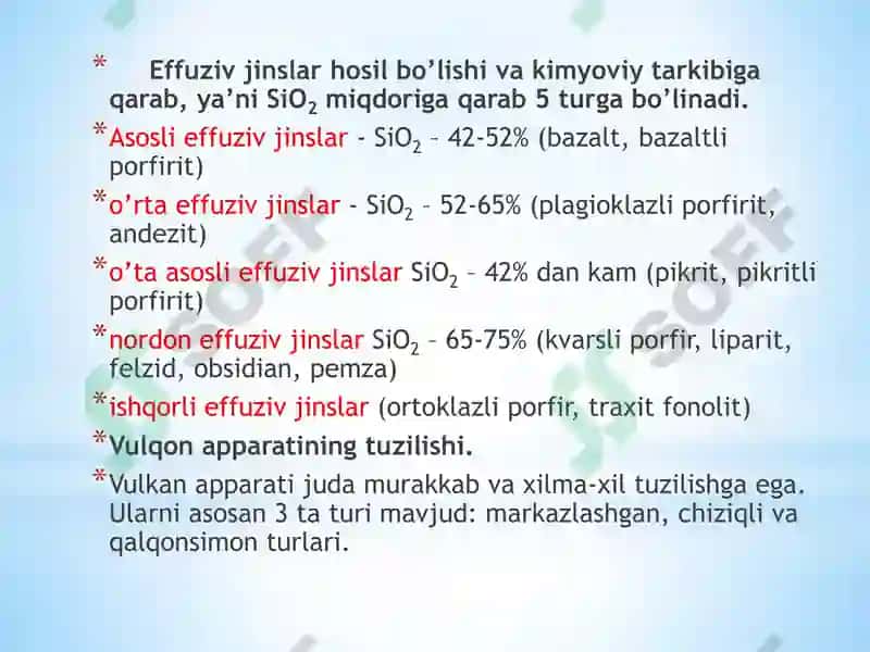 Effuziv jinslar 4
