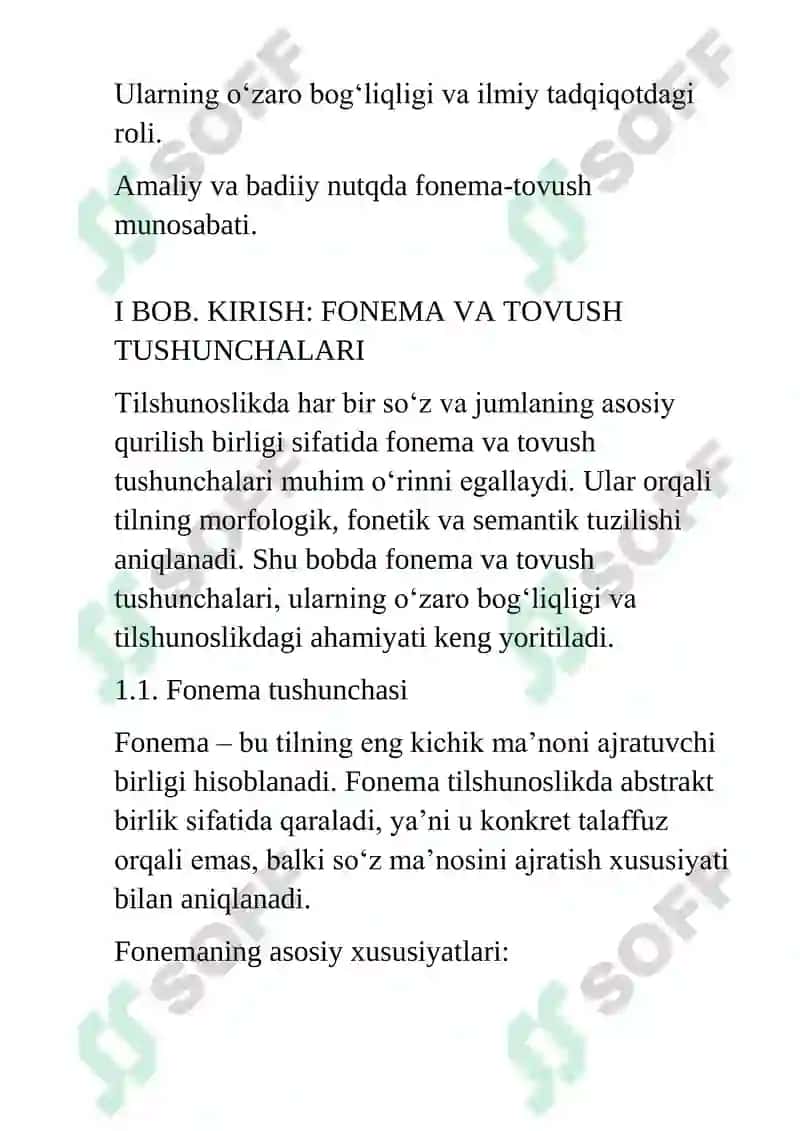 O‘zbek tilshunosligida fonema va tovush munosabati 4