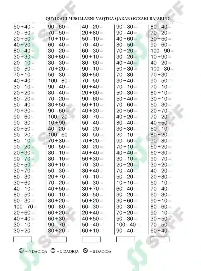 Bolajonlar uchun 1-6 sinf Matematik To‘plami: Geometrik shakllar va qiziqarli mashqlar 4