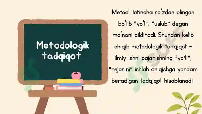 Ilmiy tadqiqot metodologiyasi 4