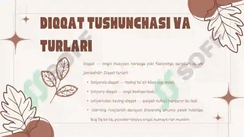 Diqqat va xotira psixokorreksiyasi 4