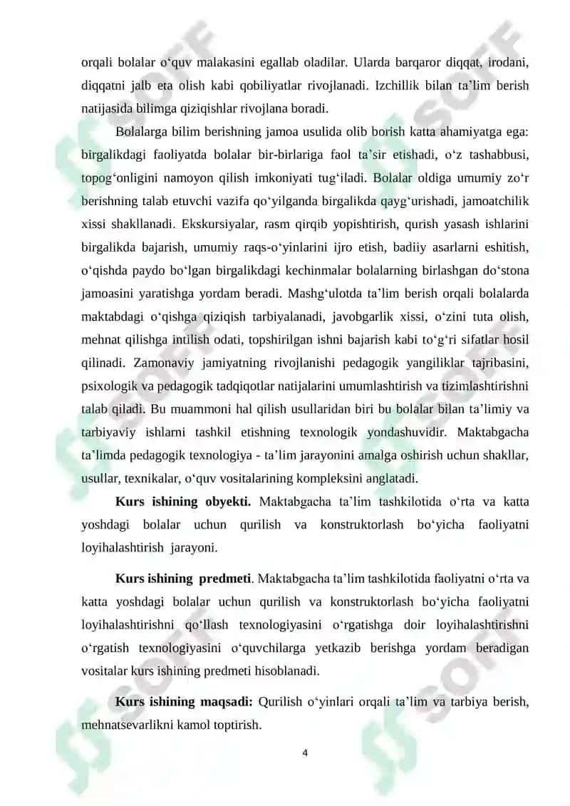 KATTA VA TAYYORLOV GURUHLARDA QURISH KONSTRUKSIYALASH ISHLARI. 4