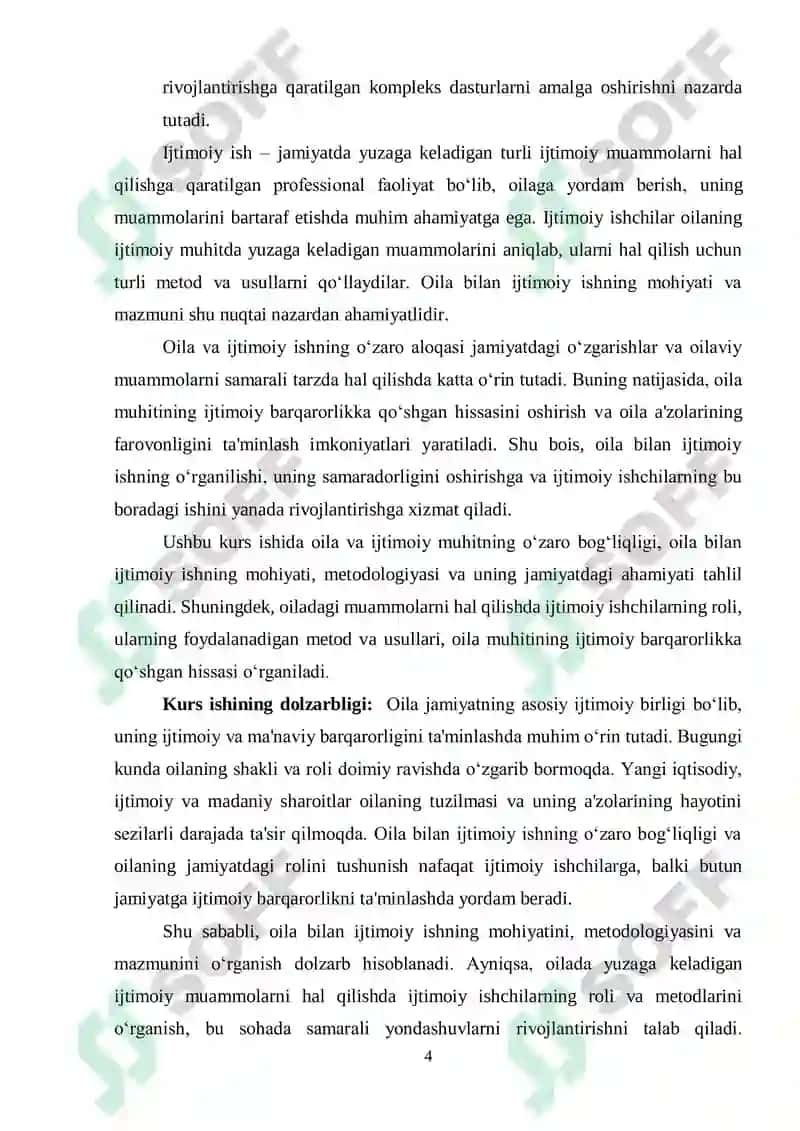 Oila bilan Ijtimoiy ishning mohiyati va mazmuni 4