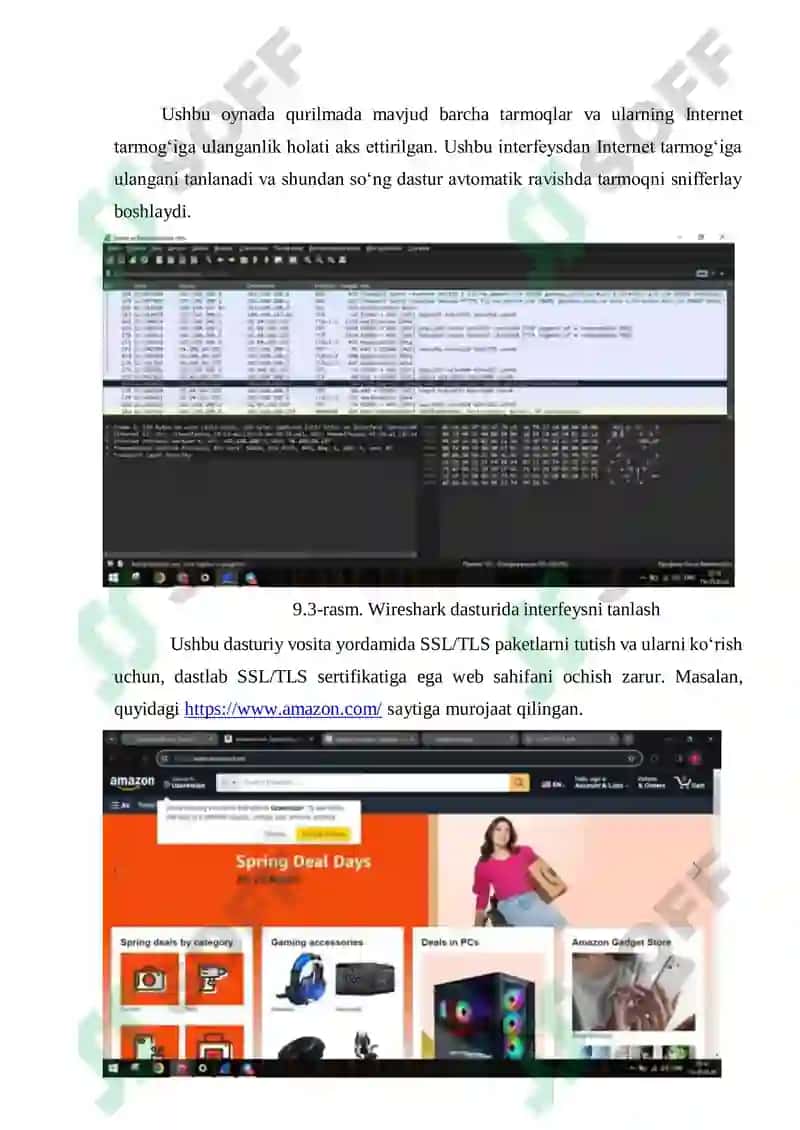 Wireshark ilovasi yordamida SSL paketini tahlili 4