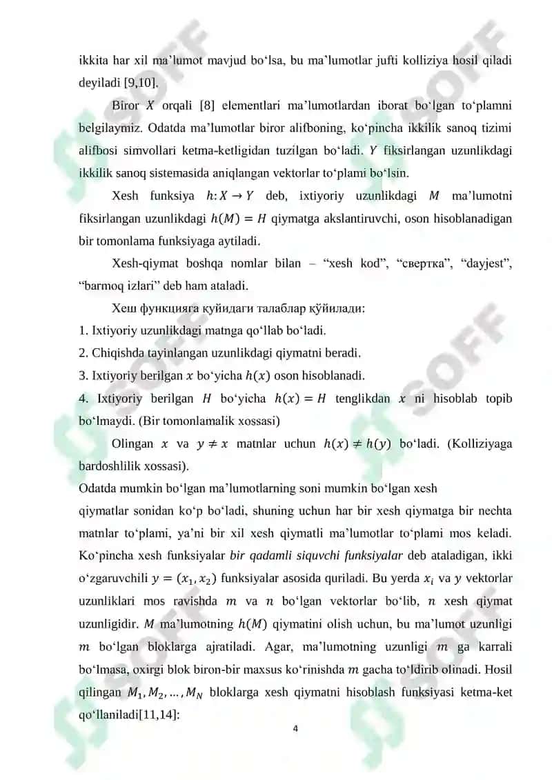 ГОСТ Р 34.11-94 xesh funksiyasi tadqiqi 4