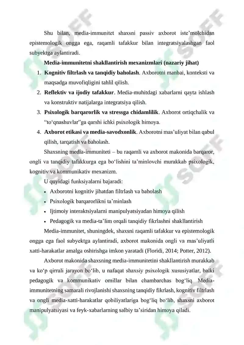 AXBOROT MAKONIDA SHAXSNING MEDIA-IMMUNITETINI SHAKLLANTIRISH MEXANIZMLARI 4